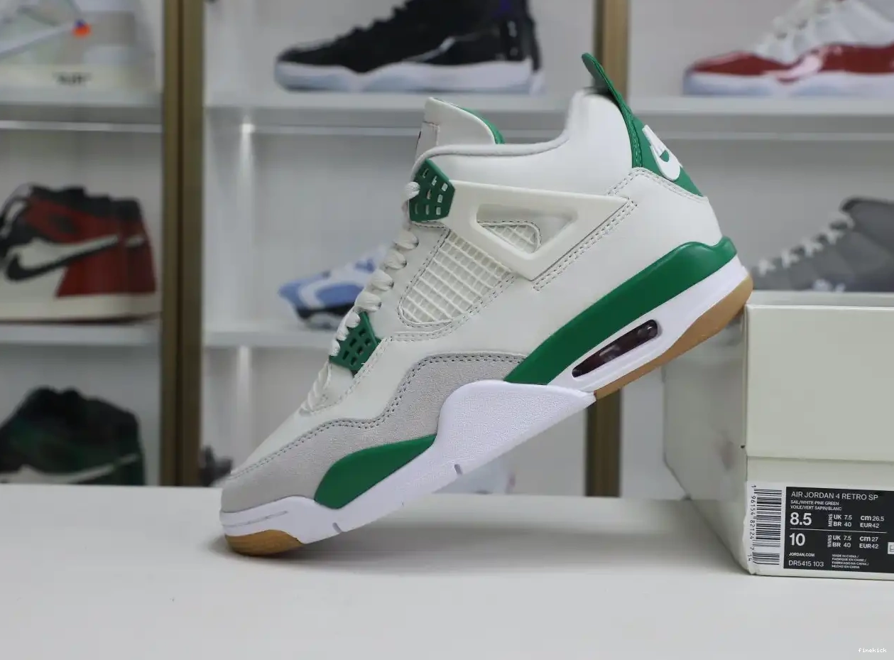 X AIR RETRO SB JORDAN GREEN' NIKE 4 'PINE 0516